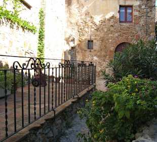 Schöne alte Gebäude in Tossa