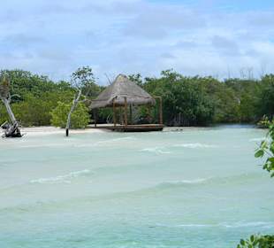 Lagune  links vom Hotel BlueBay Grand Esmeralda