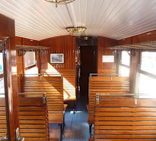 Triebwagen No.2 von Innen, 2. Klassse