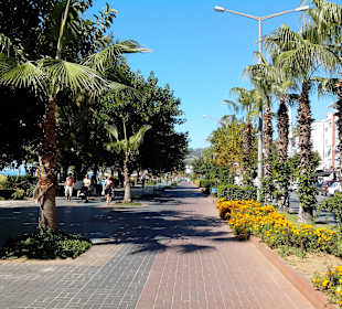 Park mit Wasserfontänen in Alanya