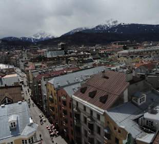 Aussicht vom Stadtturm Innsbruc