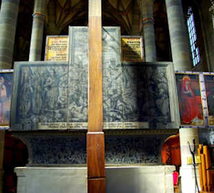 Der Altar von hinten gesehen