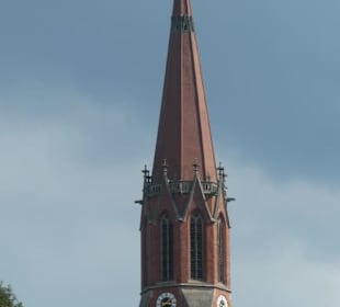 Zwiesel: Blick zur Kirche St. Nkolaus