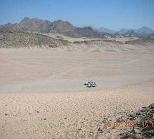 Da sind wir runter gelaufen