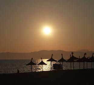 Sonnenuntergang an der Playa de Palma