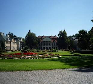 Dziedziniec przed pałacem