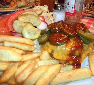 Ein köstlicher Burger