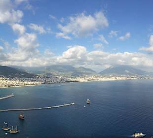 Panorama aus der Burg vor Ort