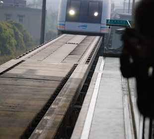Ankunft des Transrapid