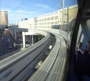 Mit der Mono Rail über Las Vegas