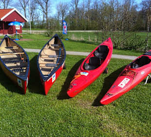1. und 2. Kajak sowie 3. und 4. Kanu