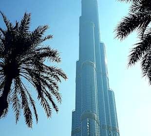 Blick vom Burj Vista auf den Burj Khalifa