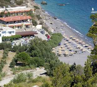 Geschützte Badebucht