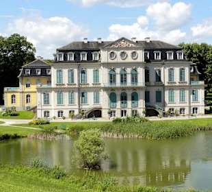 Das Schloss mit Parkteich