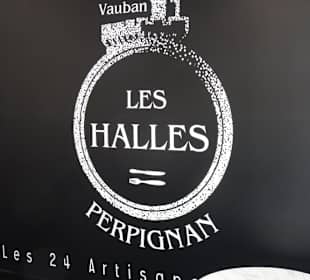 Das Schild der Markthalle