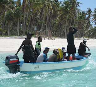 Einheimische "Dominicanos"