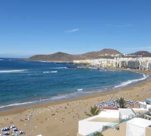Blick auf den Stadtstrand Playa de las Canteras