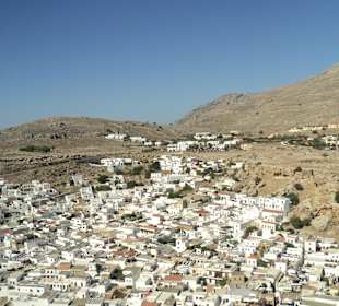 Blick über Lindos