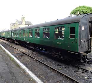 Bereit zum Ankoppeln der Lok