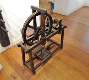Spinnrad im Museu Etnográfico da Madeira