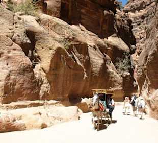 Spacer po Mieście Wykutym w Skale - Petra