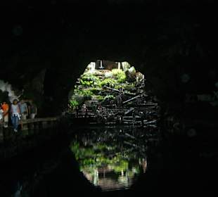 Blick auf den unterirdischen See