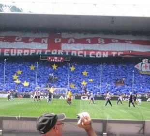 Partita del Genoa, vista dello stadio