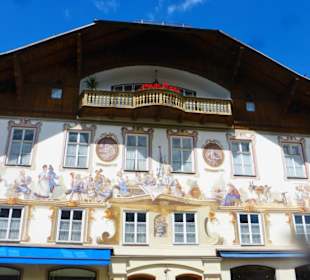 Lüftlmalerei in Oberammergau