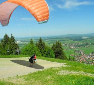 Hier starten Gleischirmflieger