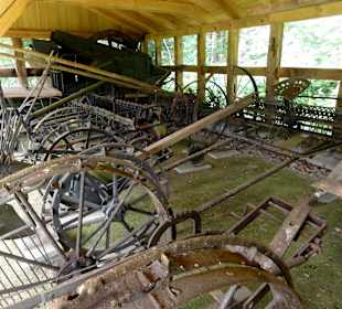 Blick in die Remise des Moorhofes