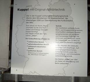 Hinweistafel im, Aussichtsturm