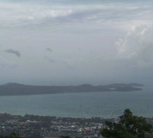 Aussicht, lleider bewölkt