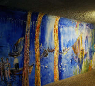 In einer Unterführung