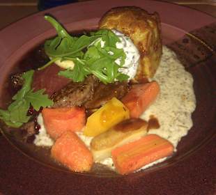 Hauptgericht Menü, Rentier