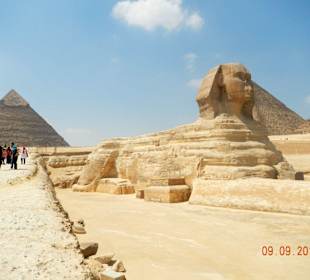 Sphinx und Pyramiden