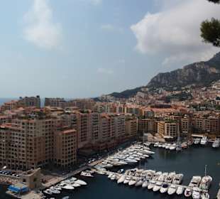 Вид сверху на Монако