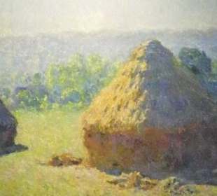 Heuschober von Monet gemalt