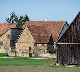 Historische Bauernhäuser im Freilandmuseum