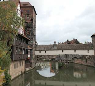 Die Pegnitz zwischen Lorenzer- u Sebalder-Altstadt
