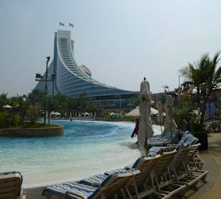 Aussicht auf das nobel Hotel Jumeirah