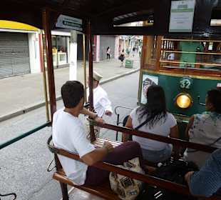 Mit der Bahn durch Santos