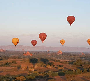 Ballone wohin man blickt