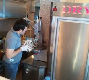 Zusägen des T-Bone...