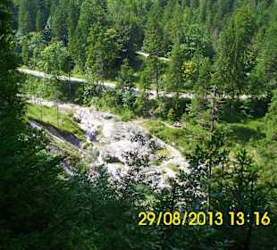 Weißachtal auf dem Weg zur Sieben-Hütten Alm