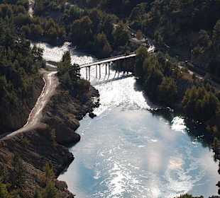 Blick von der Staumauer (Green Canyon) 