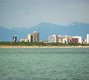 Strand Lignano Sicht von Bibi aus