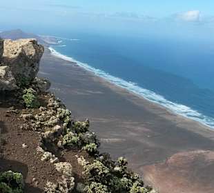 Auf dem Pico de la Zarza - Westküste