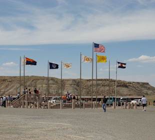 Das Four Corners Monument liegt auf Navajoland