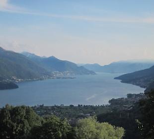 Peglio Blick zum See