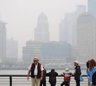 Die Skyline von Pudong